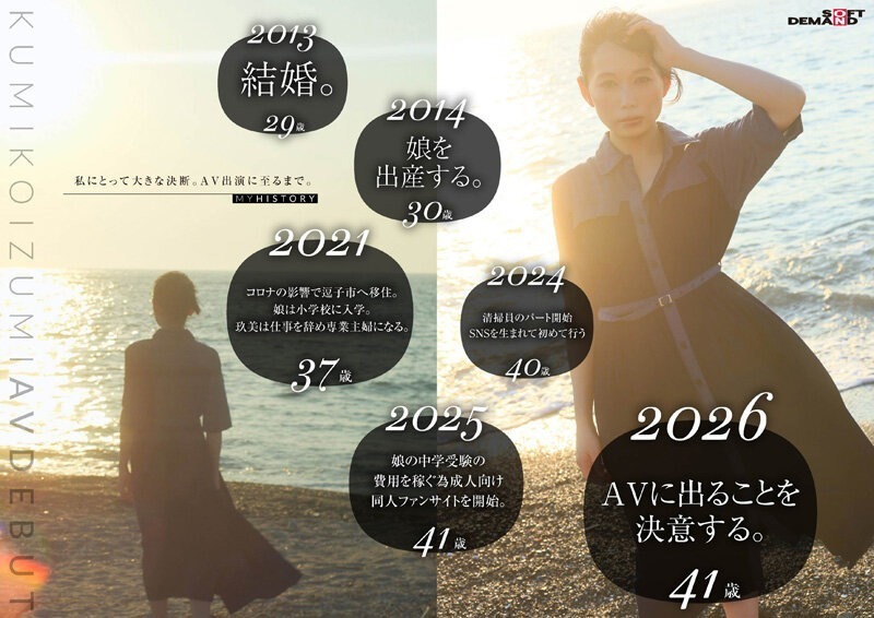 【特典版】コロナ移住から5年。慣れない生活での寂しさを埋めたくて神奈川県逗子市の自宅でAV DEBUT 小泉玖美41歳 画像5